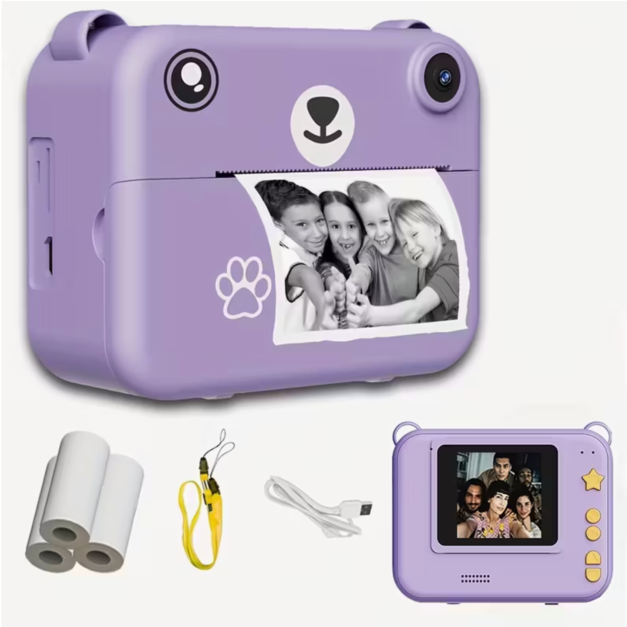 SnapiBear™ Kids Instant Camera