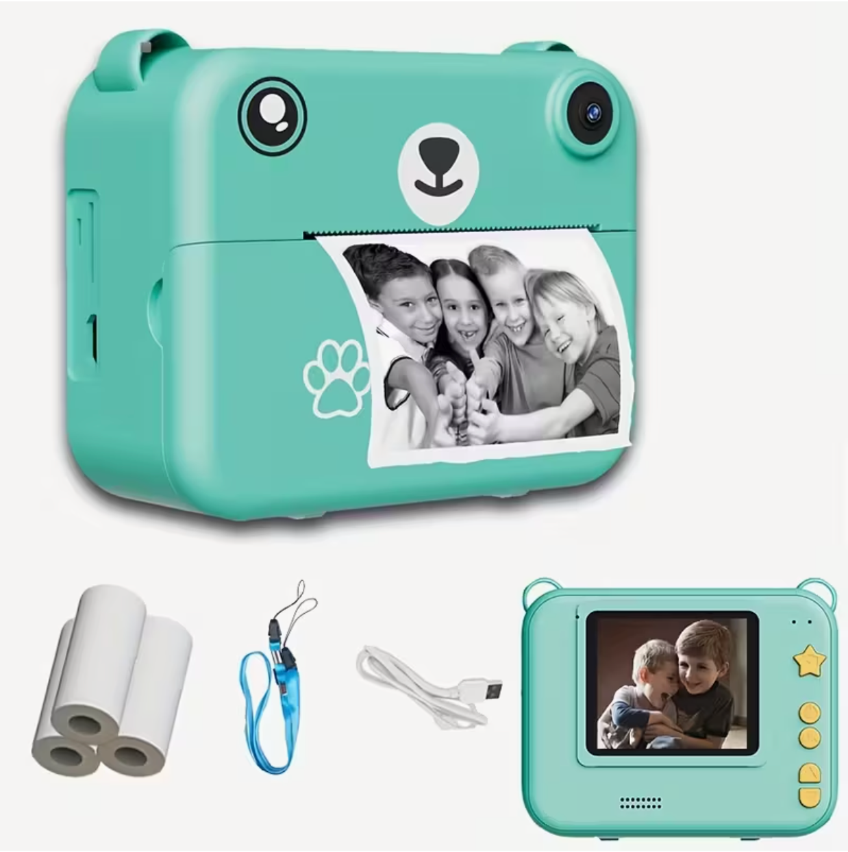 SnapiBear™ Kids Instant Camera