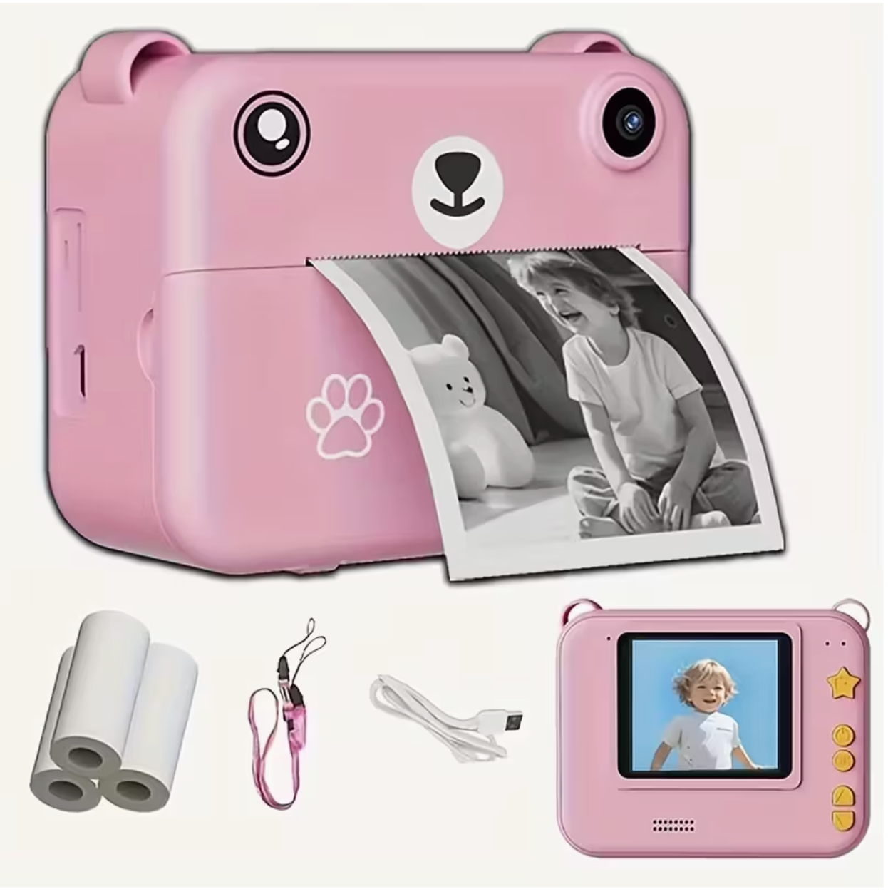 SnapiBear™ Kids Instant Camera